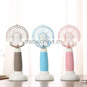 Adjustable USB Charge Handheld Air Fan, Mini Desktop Water Drop Fan For Student thumbnail-1