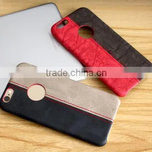 Wholesale Phone Cases for IPhone 6, Mobile Phone Leather Case Round Logo Hole Phone Shell for IPhone6 thumbnail-5
