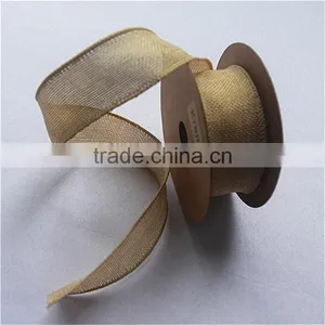 China Textile Wholesale Flax Linen Fabric for Artificial Jute Ribbon thumbnail-5