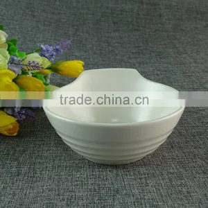 Unique Shape Ceramic Salad Bowl Wholesale Serving Bowls For Hotel Restaurant Use thumbnail-1