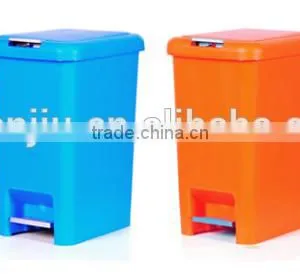 Colorful Rectangel Press&Foot Trash Bin Garbage Bin thumbnail-3