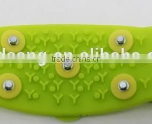 Five Teeth Rain and Snow Weather or Leisure Fishing Anti-skid Silicone Crampon thumbnail-2