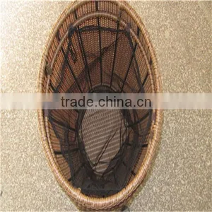 Pineapple Shaped Wicker Living Room Storage Box thumbnail-4