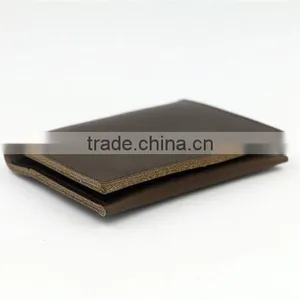 Genuine Leather Simple Handmade Men Wallet Bifold Purse Credit Card Billfold thumbnail-2