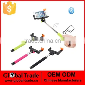 H0151 Rechargeable Extendable Handheld Wireless Bluetooth Shutter Selfie Monopod Stick Holder for IOS Android Mobile Phone thumbnail-1