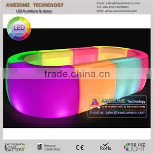 Led Illuminated Mobile Acrylic Bar Counter (BC170) thumbnail-3