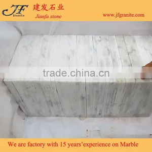 Bathroom Use Chinese Cheap Guangxi White Marble Slab Natural Stone Slab thumbnail-1