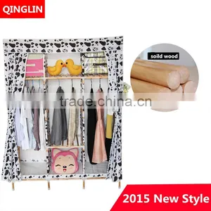 Modern Style High Qulity Oxford Fabric Solid Wardrobes for Home Furniture thumbnail-2