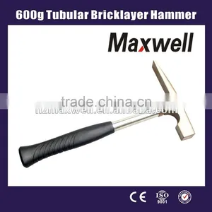 600g Tubular Bricklayer Hammer thumbnail-1