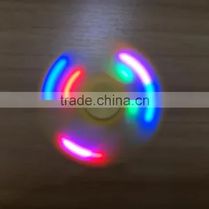 Free Sample OEM Factory Price Hot Sale Beautiful Fidget Spinner Anti Stress Pressure Bearing Colorful Led Light Hand Spinner thumbnail-3