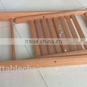 Slat Folding Chair Outdoor Garden Folding Chair With Beech Wood thumbnail-2