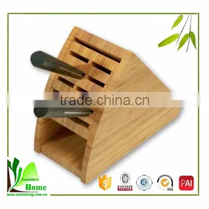 Hot Selling Bamboo Knife Block Brush Insert thumbnail-6