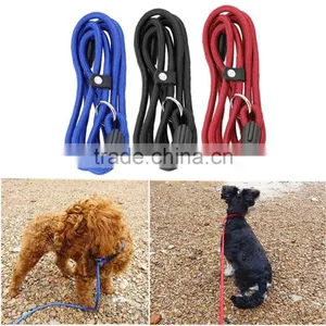 1pc Dog Puppy Cat Adjustable Nylon Harness With Lead Leash Pet Training Fleible Harness P Chain Rope Strong Nylon thumbnail-2