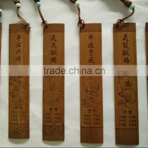 Eco-friendly Bamboo Wood Bookmark Carbonized thumbnail-3
