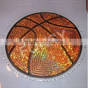 Custom Basketball Embroidery and Sequin Patch FOKSY thumbnail-1