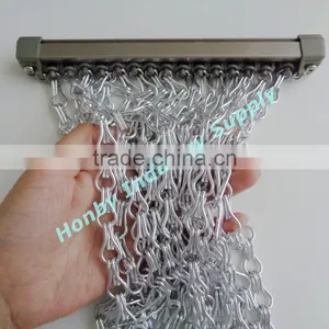 Customed Double Hook Silver Aluminum Curtain Chain thumbnail-2