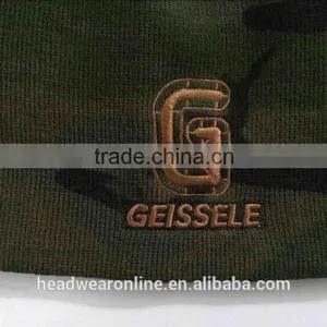 Custom Camo Printing Knitted Hats With 3d Embroidery Winter Hat thumbnail-3
