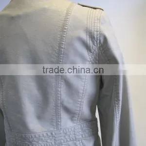 Jacket Men 2016VNew Arrival Bomber Jacket Fashion Single Breasted Pu Leather Jacket thumbnail-3