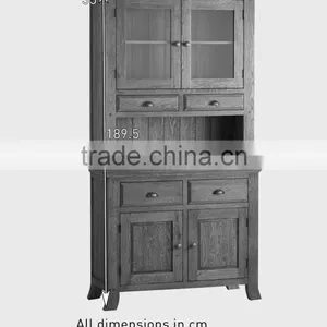 Rustic Oak Wood Small Sideboard Top With Good Design and 100% Solid Oak Wood thumbnail-4