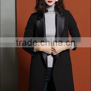 Fashion Ladies Custom Long Women Blazer WMS26 thumbnail-2