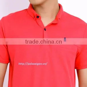ot Sale Man Custom 100% Cotton Polo Shirt thumbnail-2