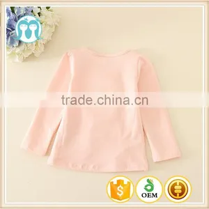 Fall and Winter in Stock 2015 Children's Clothing T-shirts for Girls Cartoon Undershirt Tops 5pcs/lot 100-140 Kids Clothes thumbnail-2