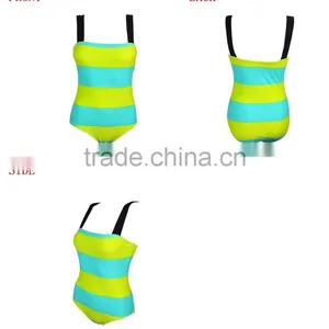 Custom Sublimation Print Fabric One Piece Girl's Swimwear thumbnail-5