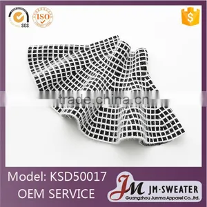 Fashion Formal Design High School Uniform Black Plaid Pleated Skirt thumbnail-3