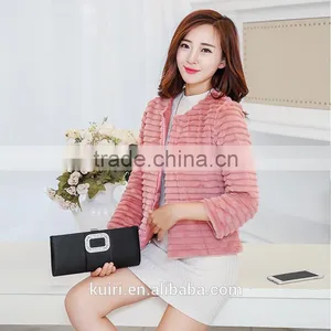 2016 New Winter Women's Faux Rabbit Fur Coat Fake Fox Fur Short Thicken Fur Coats Plus Size thumbnail-2