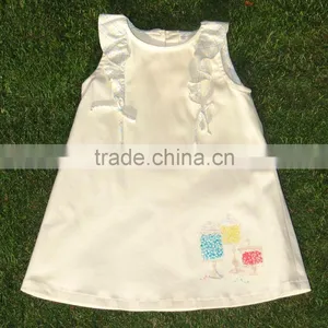 Kids Baby Girl Casual Dress Girls Sleeveless Ruffle Dress thumbnail-1