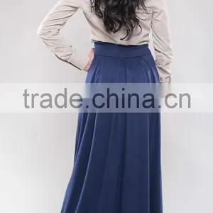 Elegant Business Woman Maxi Skirt Wholesale Ladies Office Long Skirts thumbnail-5