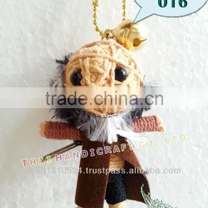 Handmade Keychains Keyrings Voodoo Doll String Accessories Bag Gifts thumbnail-1