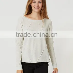 2016 Winter Wholesale Women Long Sleeved Sweat100% Cotton Plain Cheap Fleece Hoodie thumbnail-5