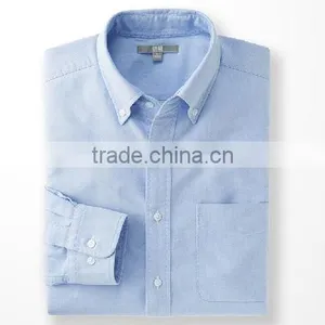 Long Sleeve Oxford Men Casual Shirt thumbnail-1