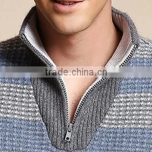 2017 Newest Scarf Pullover Design Nylon Men Sweater With Best Price thumbnail-6