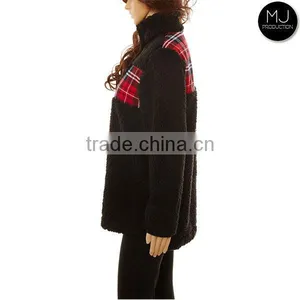 Women Plus Size Winter Fleece Monogrammed Pullover Wholesale thumbnail-2