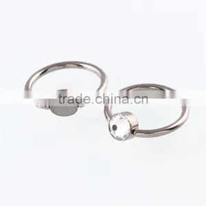 G23 Titanium Solid O-ring Nose Piercing India Body Jewelry Punk Jewelry thumbnail-5