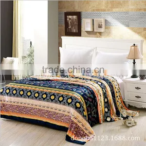 2016 Spring New Flannel Blanket Double Bed Sheet and Coral Fleece Blanket thumbnail-2