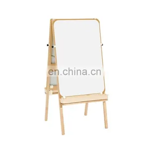 Double Sided Wooden Painting Board Stand for Children thumbnail-1