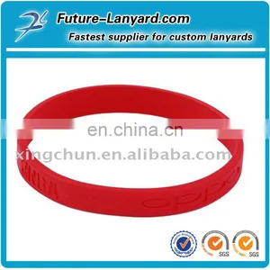 Silicone Wristbands With Your Logo Debossed thumbnail-1