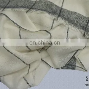 Pashmina Shawls With Strip thumbnail-1