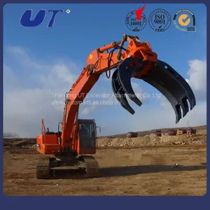 Excavator Attachment Hydraulic Log Grab thumbnail-1