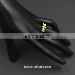 MCR-0026 Latest Fashion Design Gold King Crown Ring ,wedding Engagement Ring thumbnail-2