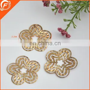 New Coming Fashion Fake Flower Gold Trim for Wholesale thumbnail-1
