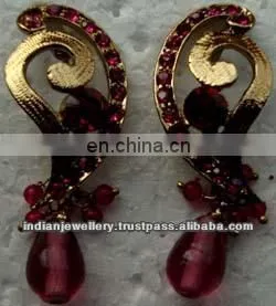 Fashion Jewelry Rhinestone Earrings Manufacturer, Fashion Jewellery Rhinestone Earrings Exporter thumbnail-3