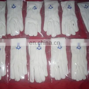 Masonic Gloves With Embroidery thumbnail-1