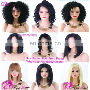 Cheap 12 Inch 150% Density Natural Color Straight Middle Part Big Bobs Image thumbnail-6