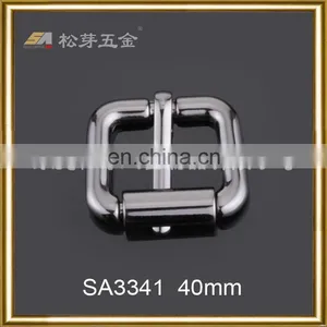 Design Hot-sale Roller Pin Buckles Genuine Leather Belt thumbnail-1