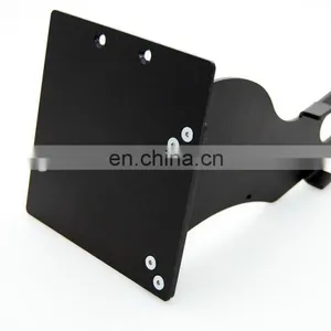 Custom Foshan Factory RR Number Plate Bracket KHZ CRR HD Powder Coat Black Included Mini Number Plate Left Side Bracket thumbnail-2