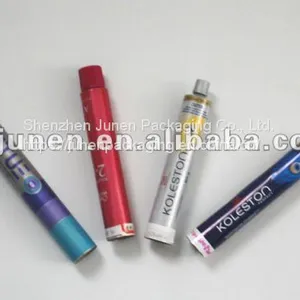 Collapsible Aluminum Packaging Tube for Hair Colorant thumbnail-1